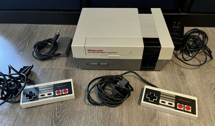 Nintendo Original Nes System With Games Accessories 