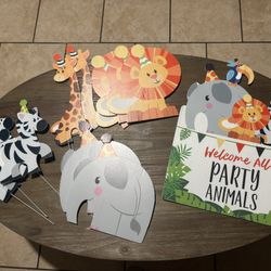 Animal Safari Birthday Decorations