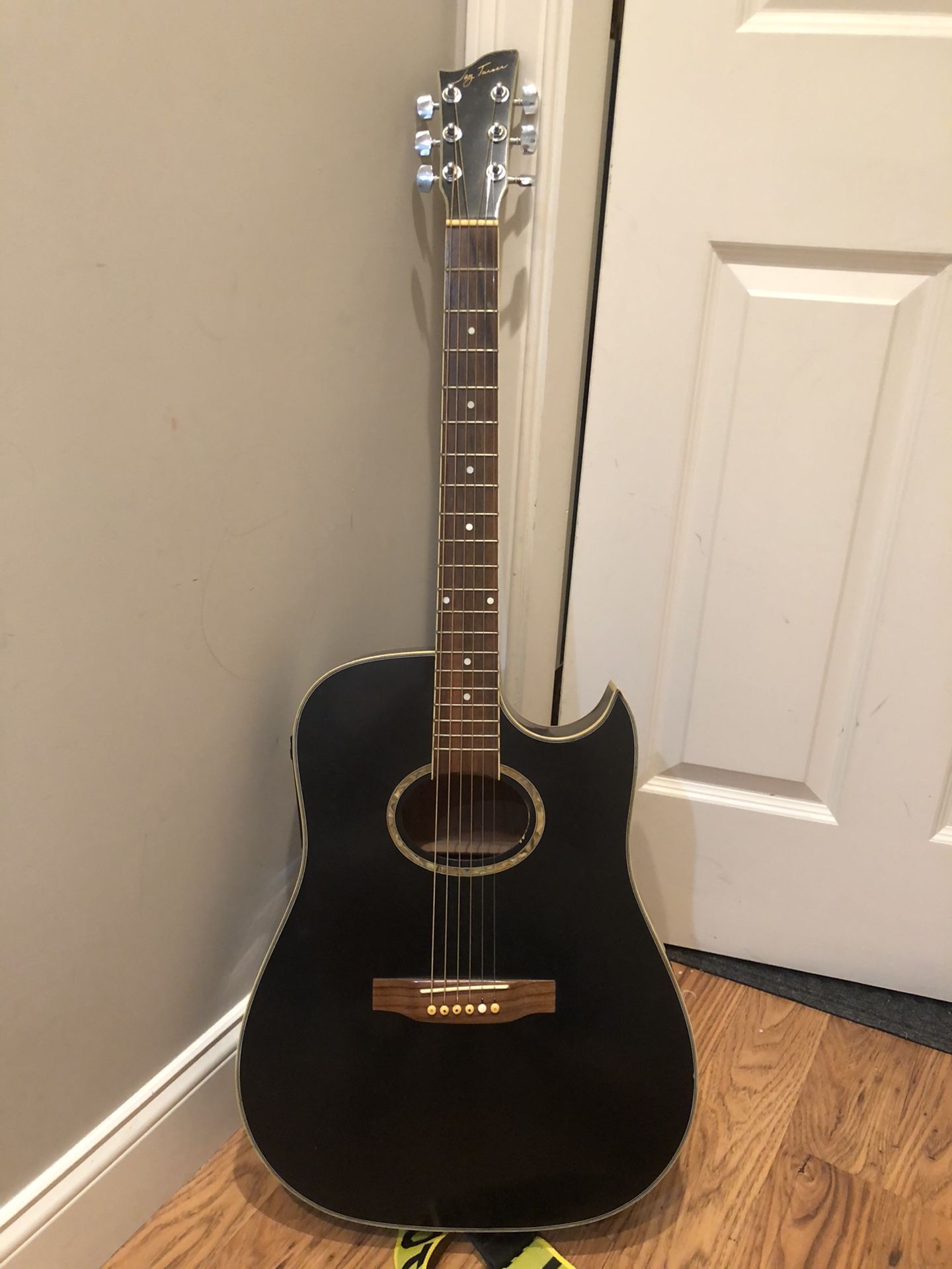Acoustic guitar/ with electric output.