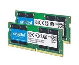 Crucial 64GB DDR4 Laptop RAM Kit (2x32GB) 3200MHz