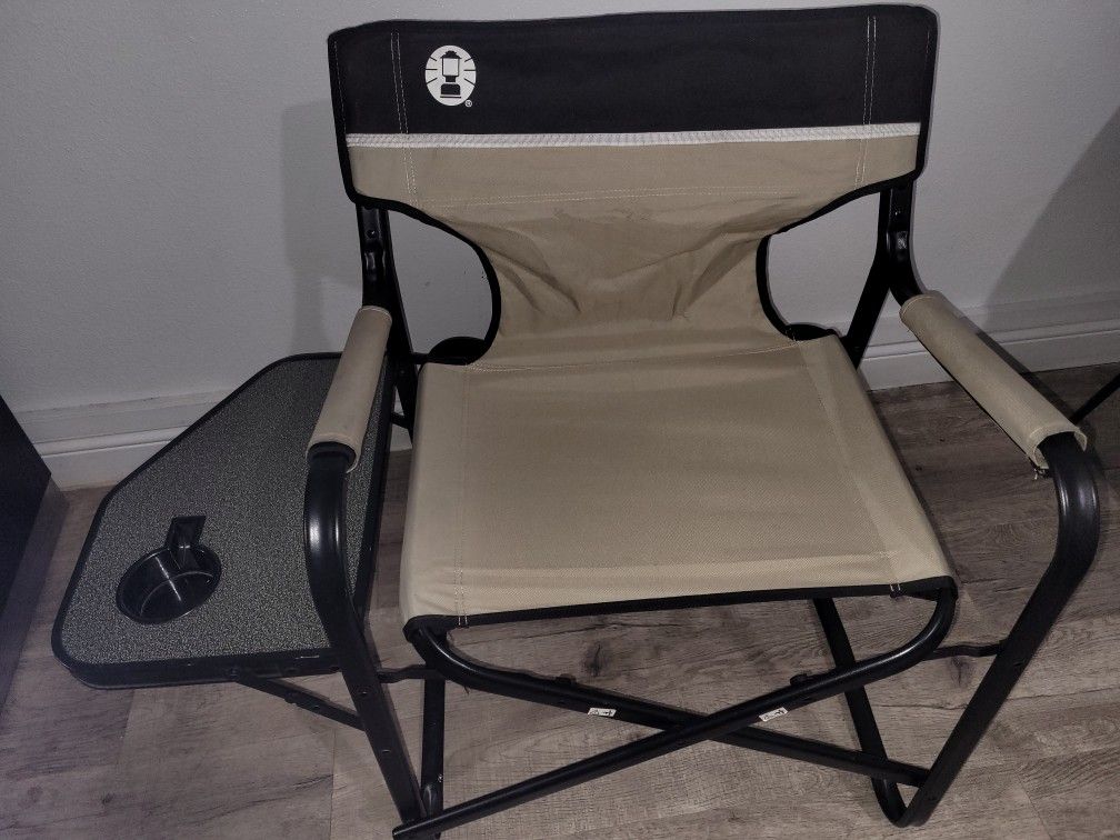 Coleman Portable Deck Chair with Table