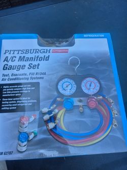 Pittsburgh Automotive A/C Manifold Gauge Set R134A