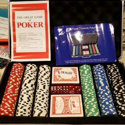 300 Piece Titanium Poker Set