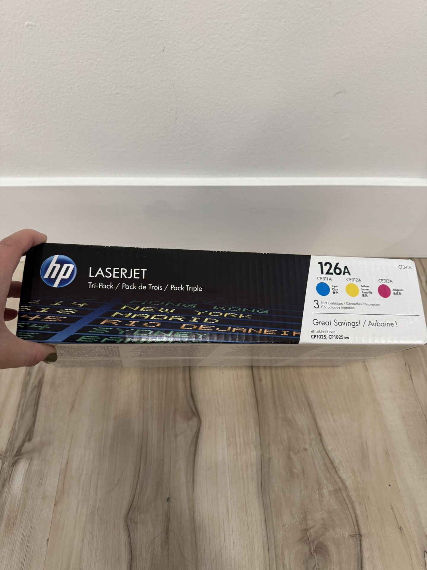 New-Unopened HP LaserJet Ink Trio 126A