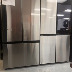 Samsung Bespoke 30 cu. ft. 3-Door French Door Smart Refrigerator with Autofill Water Pitcher in Stainless Steel, Standard Depth