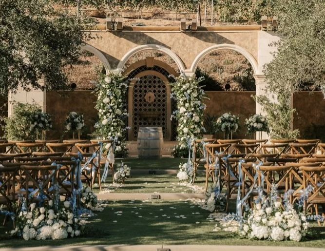 Wedding Aisle Marker Ribbon 