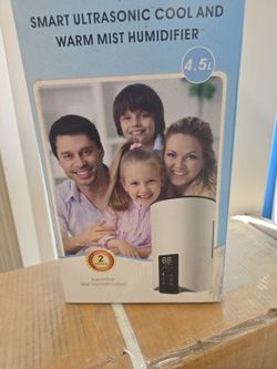 smart ultrasonic cool & warm mist humidifier