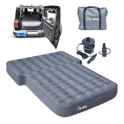 D-Hive SUV Air Mattress, Ultra-Thick Material Extra-High Car Air Mattress, SUV Mattress for Toyota 4runner, Jeep Wrangler, Car Mattress Inflatable Gre