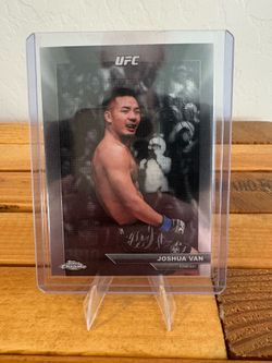 2026 Topps Chrome UFC Joshua Van Manifesting Moments