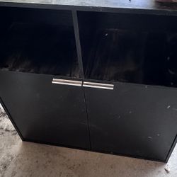 Short Book Shelf With Cabinet 