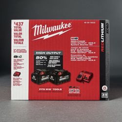 Milwaukee M18 18-Volt Lithium Batteries Kit 