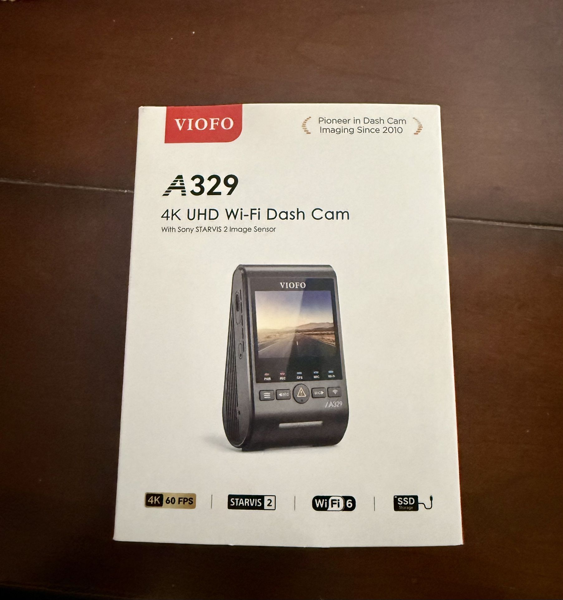 Brand New Viofo A 329 4K 1 Channel Dash Cam