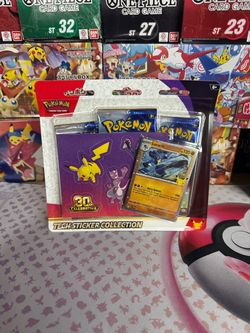 30th anniversary sticker 3 pack blister