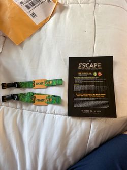 Escape Psycho Circus 2026 VIP Wristband x2