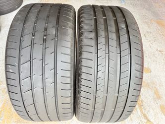 Two Tires 275/35/21 Bridgestone Potenza and Alenza Tires Runflats with 70-75% Left BEST DEALS