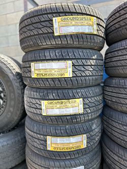 Vendo set de llantas 225/45ZR17 marca GROUND SPEED