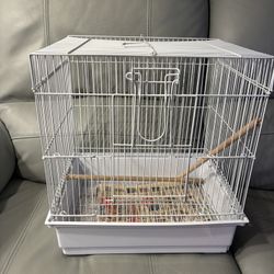 White Bird Cage $15 Firm