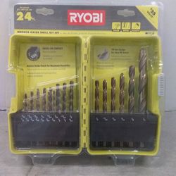 Ryobi 24-piece bronze oxide drill bit set