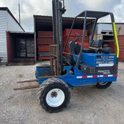 2010 Princeton 5,000 lbs capacity rough-terrain forklift
