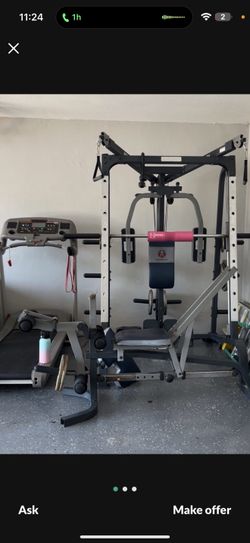 All in one smith machine home gym