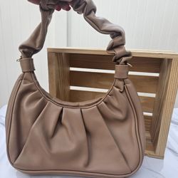 Ruched Shoulder Bag