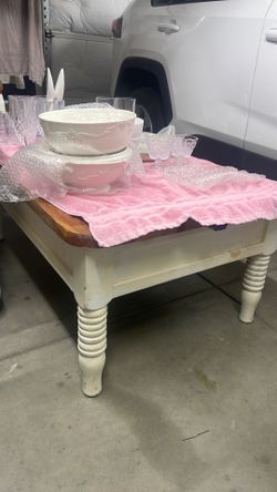 Solid pine coffee table