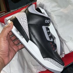 Jordan 3 Black Cement Sz 9 