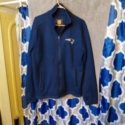 New England Patriots Full Zip Up Jacket LG
