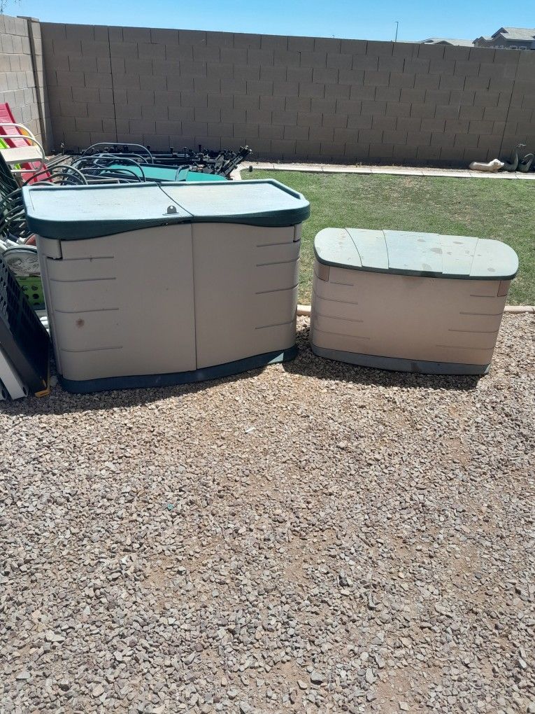 Rubbermaid Storage Tool Chest Sheds $45-$90 Each 2 Available See All Photos