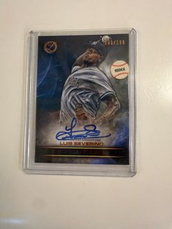 Luis Severino Topps Dynasty Rookie Auto 190/199