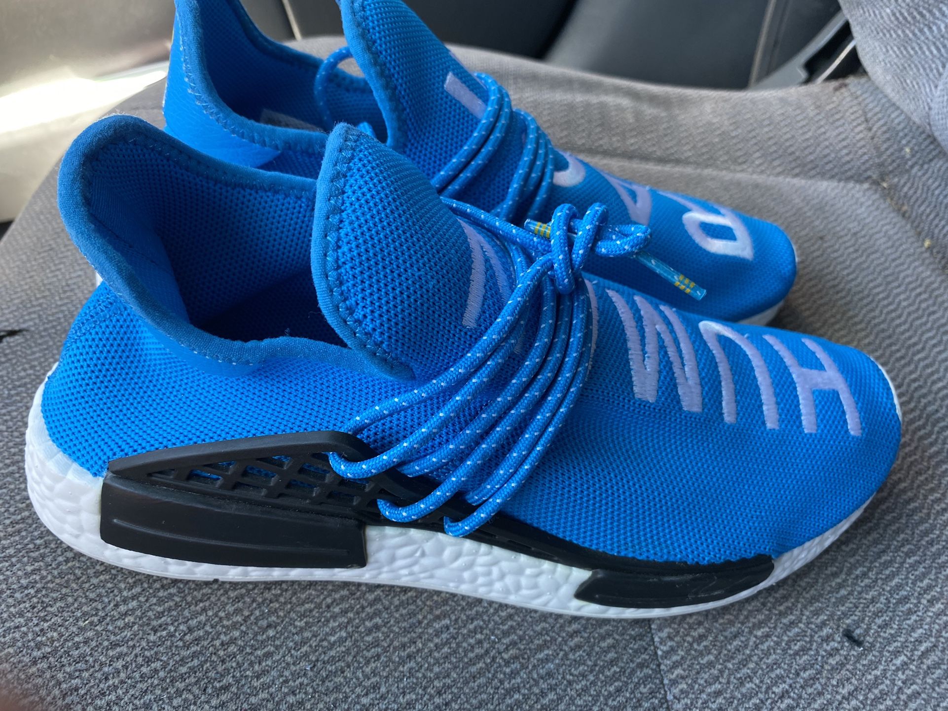 Adidas PHARRELL WILLIAMS HUMAN RACE NMD Human Being BLUE MEN Size 10