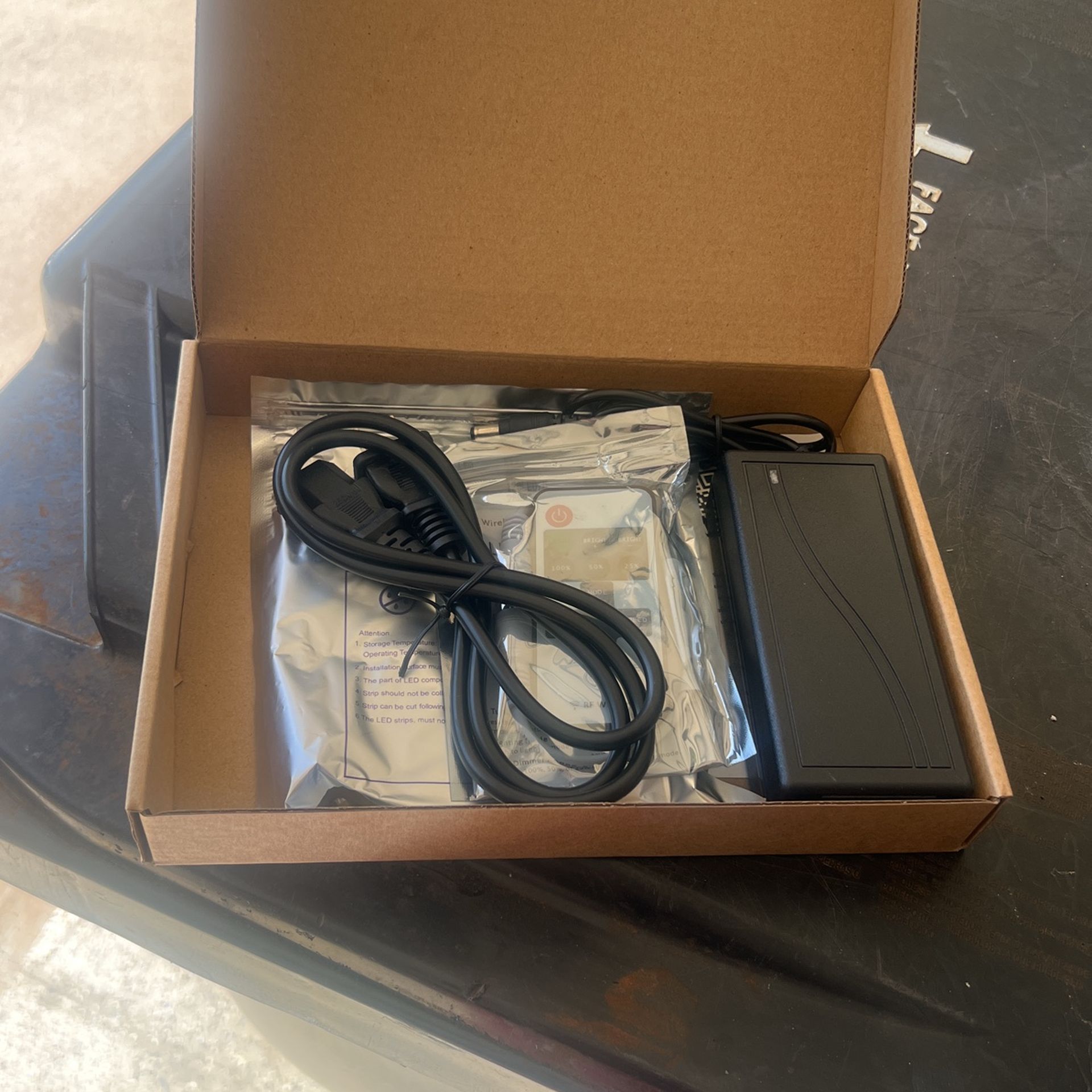 LED Strip Light With Power Supple And Dimmer 