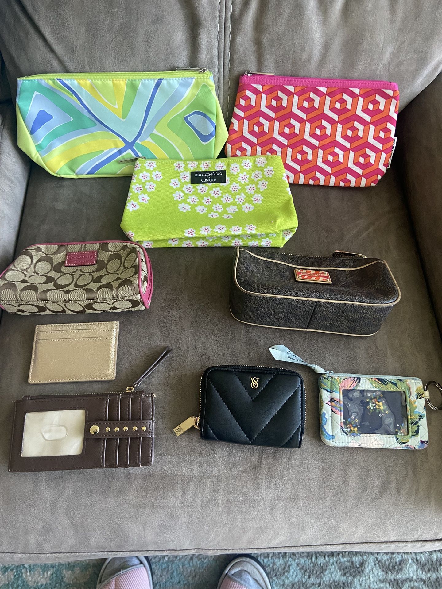 Wallets,M-up Bags,wristlets Etc