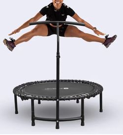 Trampoline / Rebounder With Safety Handle - New