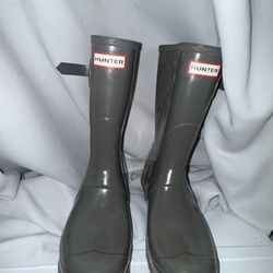 Hunter Gray Rain Boots