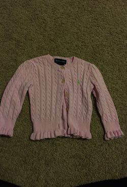 Ralph Lauren light pink toddler sweater