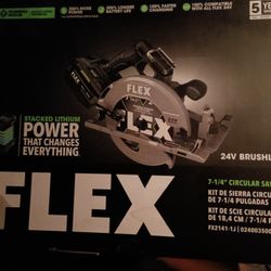 FLEX Skill Saw Kit.... Battery And Rapid Charger 