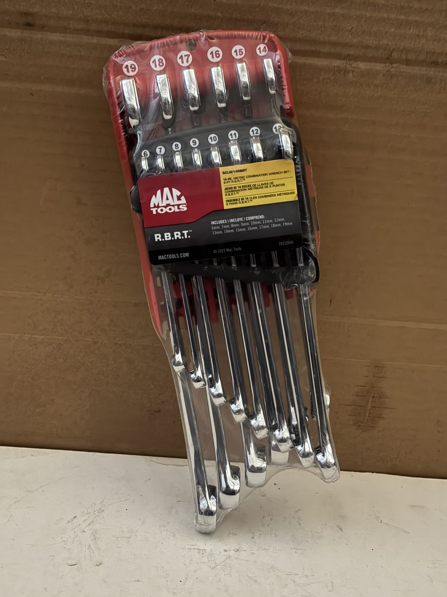 Mac Tools 14-PC. Metric R.B.R.T.™ Combination Wrench Set – 12 pt. New