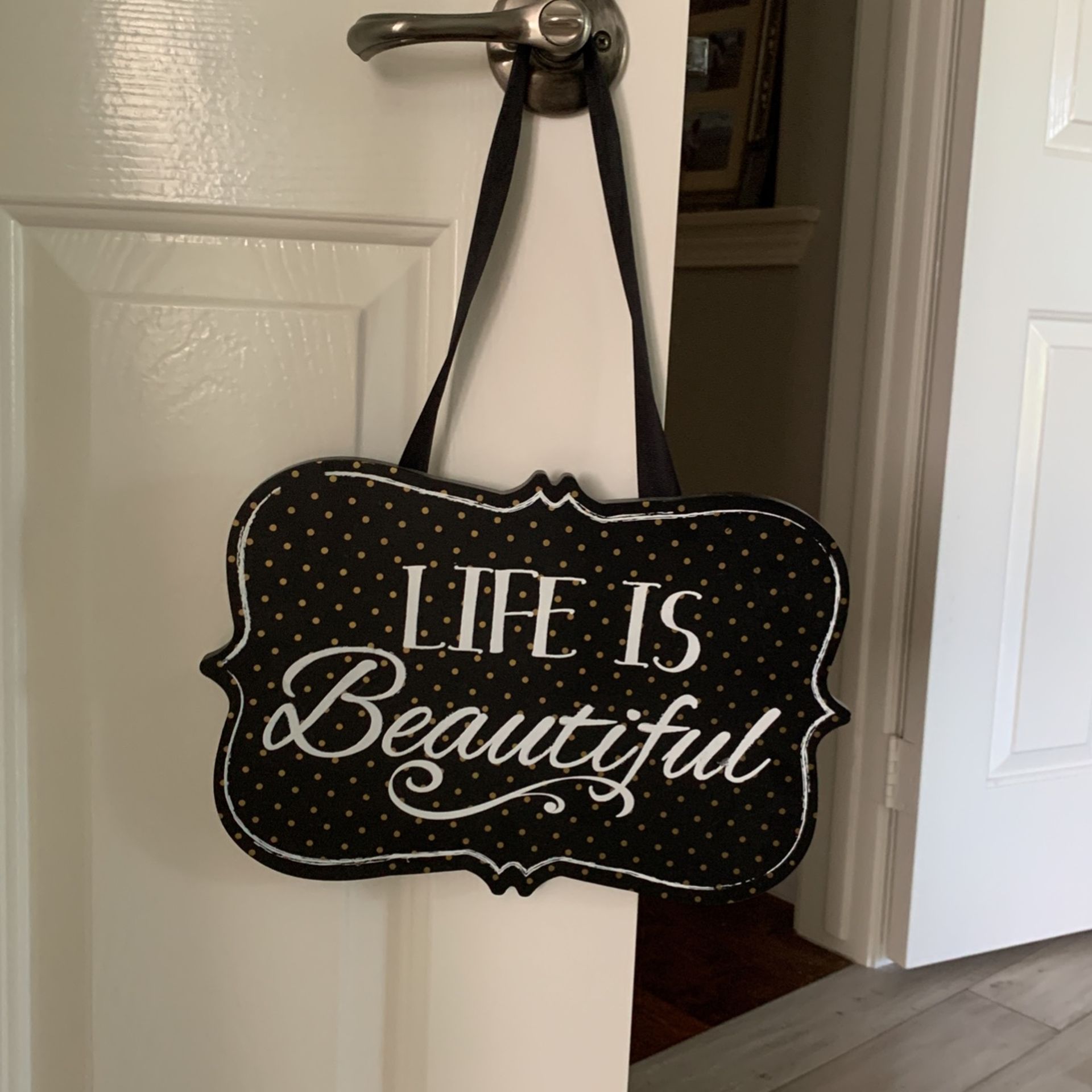 Life Is Beautiful Wall Hanging