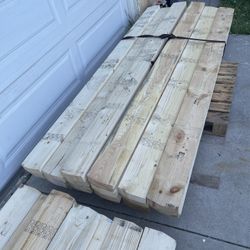 2X6 8ft Lumber. 20pcs for $100 newly used.