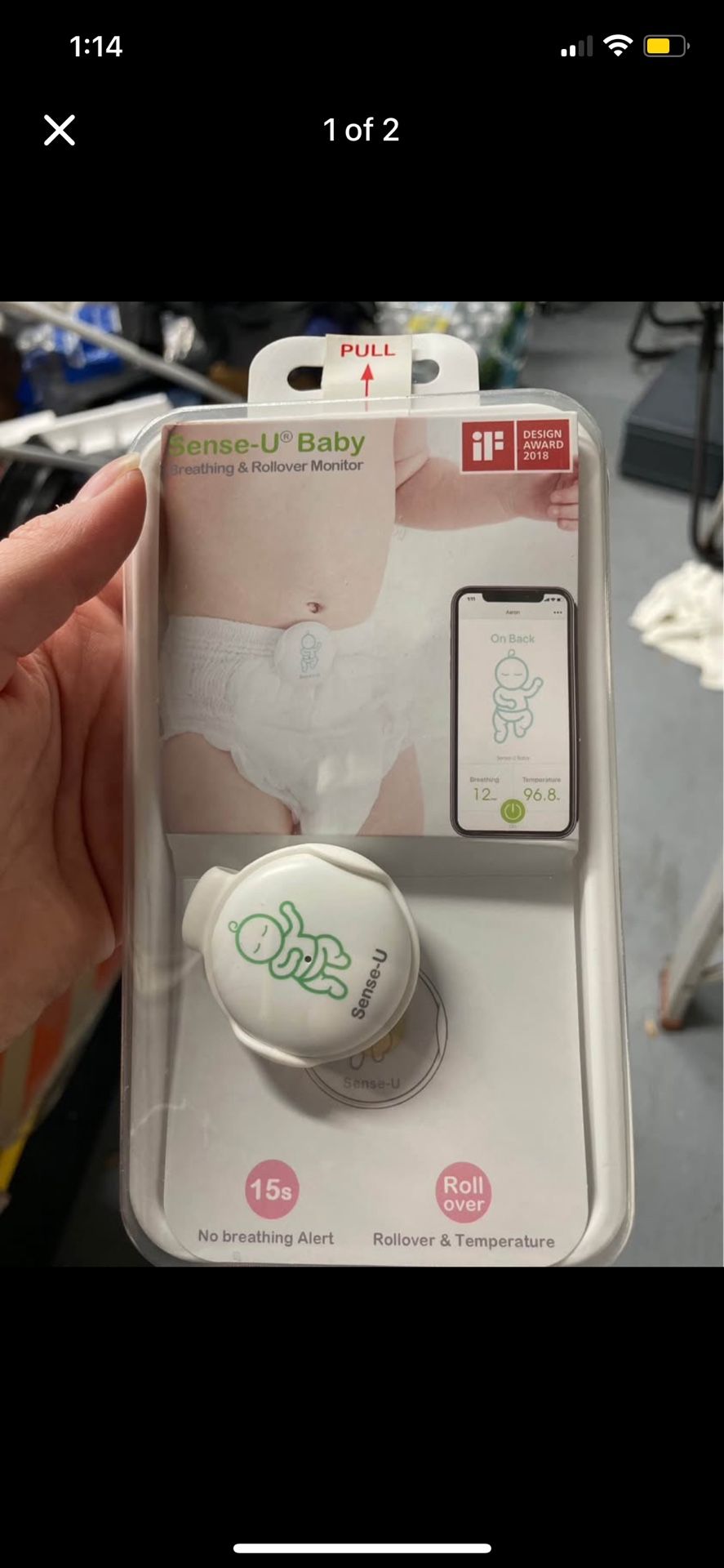 Sense-U Baby Breathing Monitor