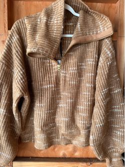 Varley half zip sweater