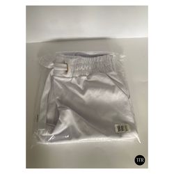 White Joggers (37” Length) — Brand New in Polybag — $55
