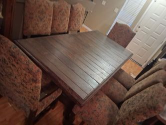Spanish Style Dining 8 Chairs(Rustic)