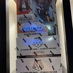 Panini 2019-2020 Nba Prizm Mega Box And Mosaic Cello Boxes