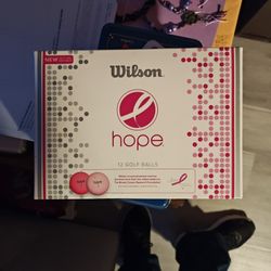 WILSON HOPE PINK GOLF BALL SET