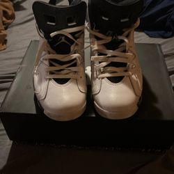 Black And White Jordan 6s Size 11.5 