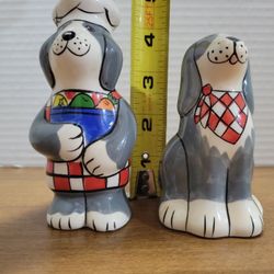 Dogzilla Chef Dogs Salt and Pepper Shakers