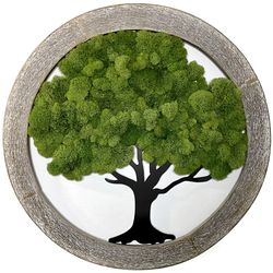 Tree Of Life From Real Preserved Moss