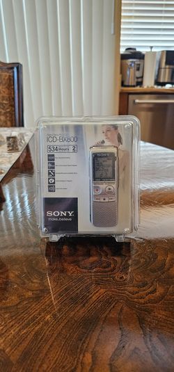 Sony ICD BX800 Digital Voice Recorder / Media / School / Work / Microphone / Speaker / College / Collectible / Man Cave / Electronics